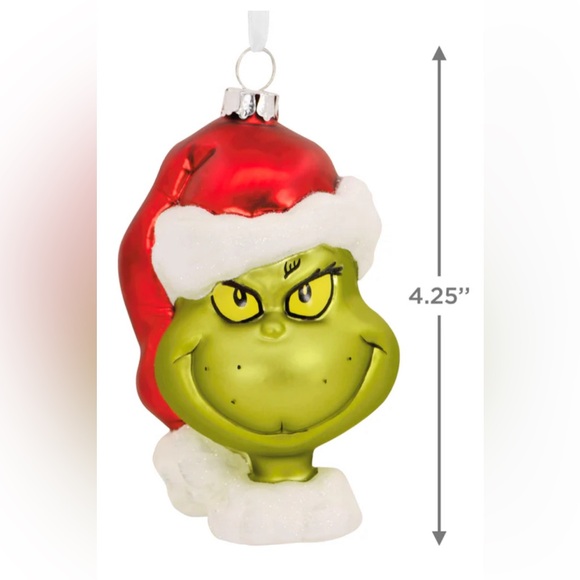 How the Grinch Stole Christmas! Blown Glass Ornament, Dr. Seuss Tree Decoration - Picture 8 of 12